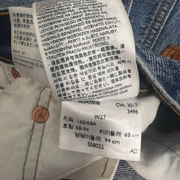 Levi’s denim shorts size 27 - Picture 6 of 9